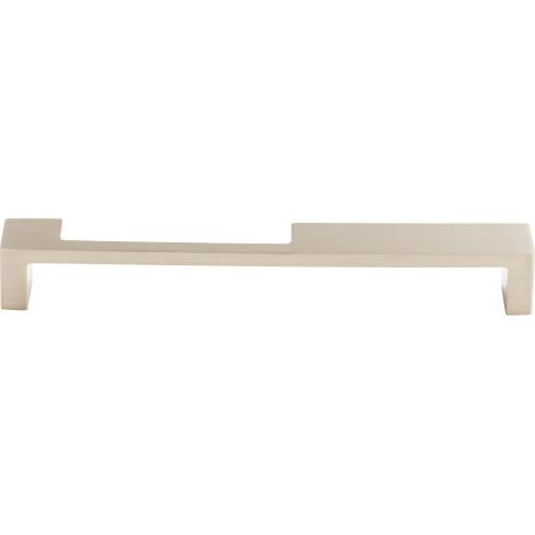 Modern Metro Notch Pull B ( Zinc Alloy | Brushed Satin Nickel - Sanctuary II Collection ) | Manufactured Globally