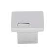 Modern Metro Slot Knob ( Zinc Alloy | Polished Chrome - Sanctuary II Collection ) | Manufactured Globally