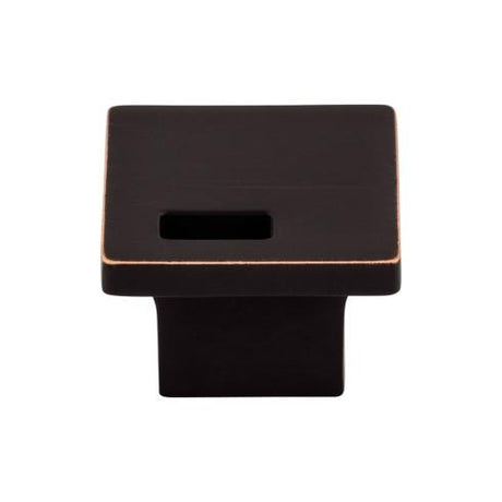 Modern Metro Slot Knob ( Zinc Alloy | Tuscan Bronze - Sanctuary II Collection ) | Manufactured Globally