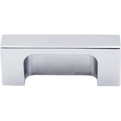Modern Metro Tab Pull ( Zinc Alloy | Polished Chrome - Sanctuary II Collection ) | Manufactured Globally