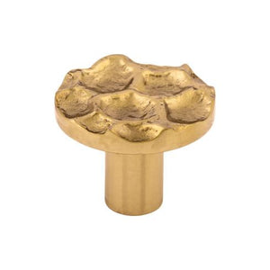 Cobblestone Round Knob ( Brass | Brass - Cobblestone Collection ) | Manufactured Globally