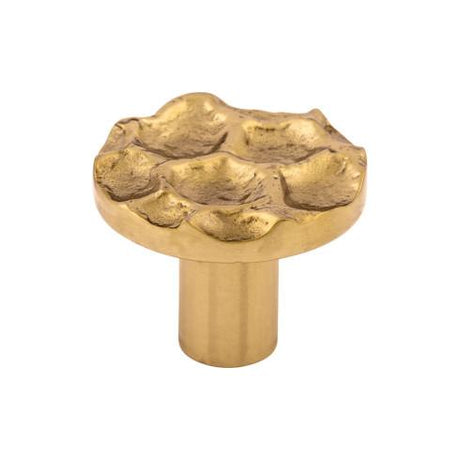 Cobblestone Round Knob ( Brass | Brass - Cobblestone Collection ) | Manufactured Globally