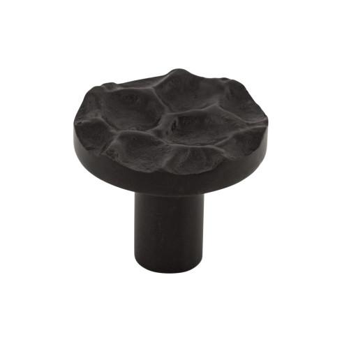 Cobblestone Round Knob ( Brass | Coal Black - Cobblestone Collection ) | Manufactured Globally