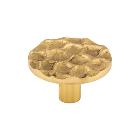 Cobblestone Round Knob ( Brass | Brass - Cobblestone Collection ) | Manufactured Globally