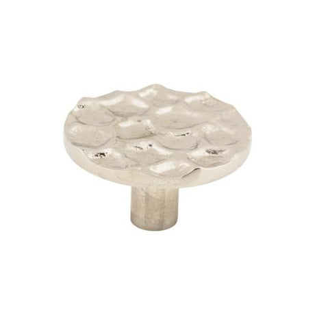 Cobblestone Round Knob ( Brass | Polished Nickel - Cobblestone Collection ) | Manufactured Globally