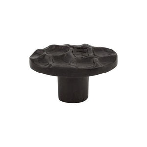 Cobblestone Oval Knob ( Brass | Coal Black - Cobblestone Collection ) | Manufactured Globally