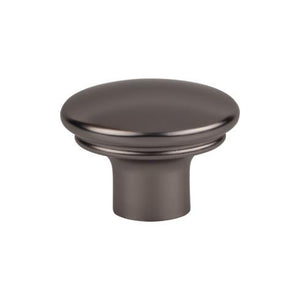 Julian Oval Knob ( Zinc Alloy | Ash Gray - Ellis Collection ) | Manufactured Globally