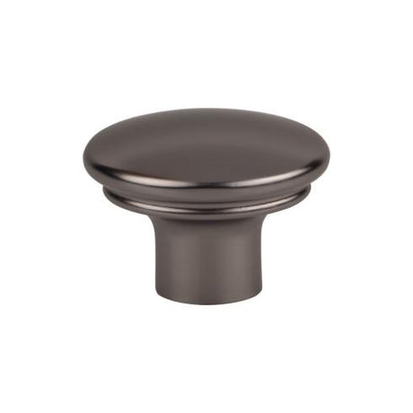 Julian Oval Knob ( Zinc Alloy | Ash Gray - Ellis Collection ) | Manufactured Globally