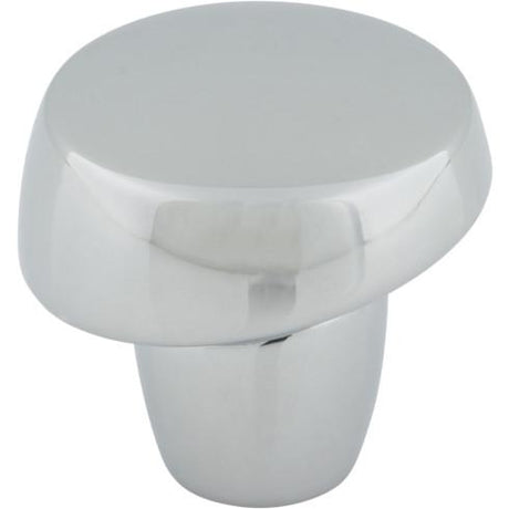 Florham Slant Knob ( Zinc Alloy | Polished Chrome - Morris Collection ) | Manufactured Globally