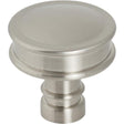 Cranford Knob ( Zinc Alloy | Brushed Satin Nickel - Morris Collection ) | Manufactured Globally