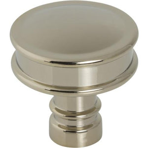 Cranford Knob ( Zinc Alloy | Polished Nickel - Morris Collection ) | Manufactured Globally