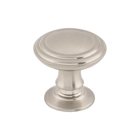 Reeded Knob ( Zinc Alloy | Brushed Satin Nickel - Chareau Collection ) | Manufactured Globally