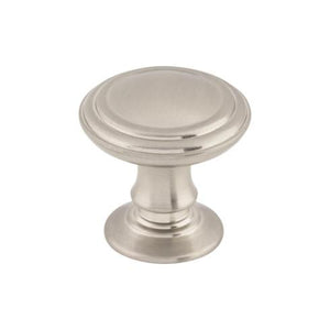 Reeded Knob ( Zinc Alloy | Brushed Satin Nickel - Chareau Collection ) | Manufactured Globally