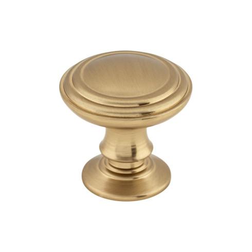 Reeded Knob ( Zinc Alloy | Honey Bronze - Chareau Collection ) | Manufactured Globally