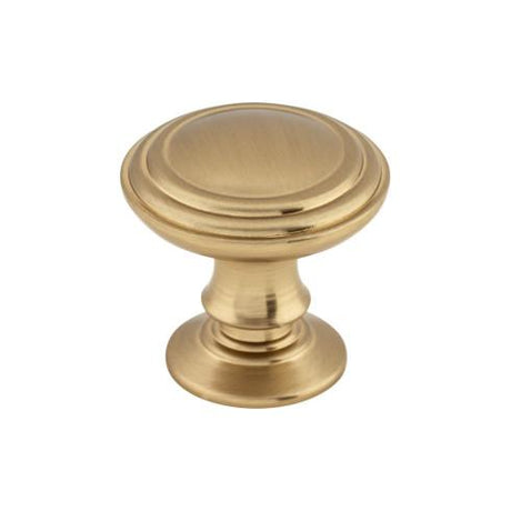 Reeded Knob ( Zinc Alloy | Honey Bronze - Chareau Collection ) | Manufactured Globally