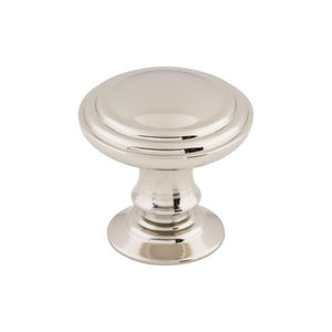 Reeded Knob ( Zinc Alloy | Polished Nickel - Chareau Collection ) | Manufactured Globally