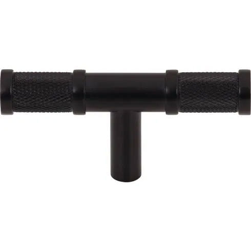 Burnham T-Knob ( Steel | Flat Black - Garrison Collection ) | Manufactured Globally