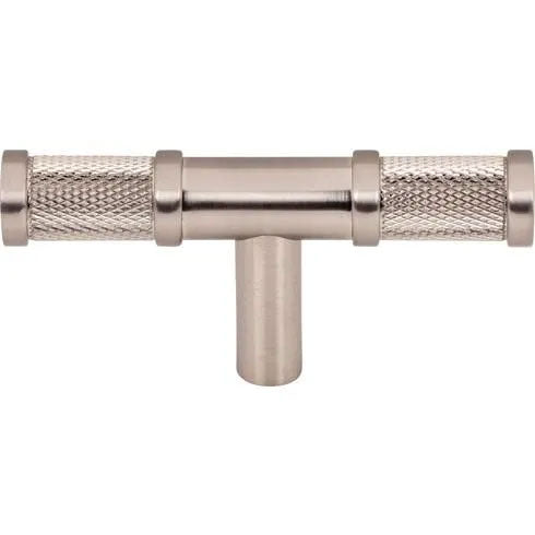 Burnham T-Knob ( Steel | Brushed Satin Nickel - Garrison Collection ) | Manufactured Globally