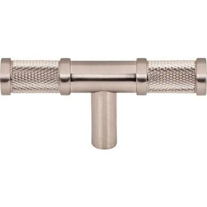 Burnham T-Knob ( Steel | Brushed Satin Nickel - Garrison Collection ) | Manufactured Globally