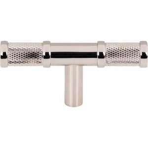 Burnham T-Knob ( Steel | Polished Nickel - Garrison Collection ) | Manufactured Globally