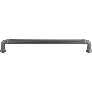 Reeded Appliance Pull ( Zinc Alloy | Ash Gray - Chareau Collection ) | Manufactured Globally