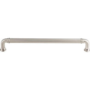 Reeded Appliance Pull ( Zinc Alloy | Brushed Satin Nickel - Chareau Collection ) | Manufactured Globally