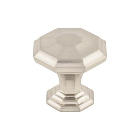 Chalet Knob ( Zinc Alloy | Brushed Satin Nickel - Chareau Collection ) | Manufactured Globally