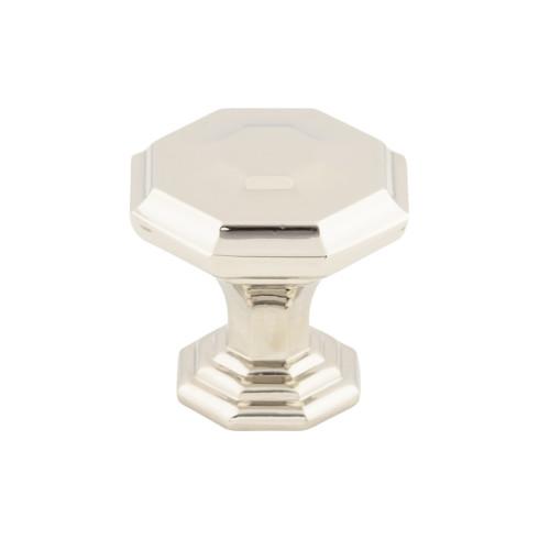 Chalet Knob ( Zinc Alloy | Polished Nickel - Chareau Collection ) | Manufactured Globally