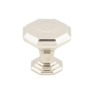 Chalet Knob ( Zinc Alloy | Polished Nickel - Chareau Collection ) | Manufactured Globally