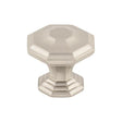 Chalet Knob ( Zinc Alloy | Brushed Satin Nickel - Chareau Collection ) | Manufactured Globally