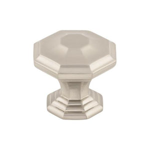 Chalet Knob ( Zinc Alloy | Brushed Satin Nickel - Chareau Collection ) | Manufactured Globally