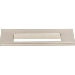 Europa Cut Out Tab Pull ( Zinc Alloy | Brushed Satin Nickel - Mercer Collection ) | Manufactured Globally