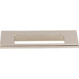 Europa Cut Out Tab Pull ( Zinc Alloy | Polished Nickel - Mercer Collection ) | Manufactured Globally