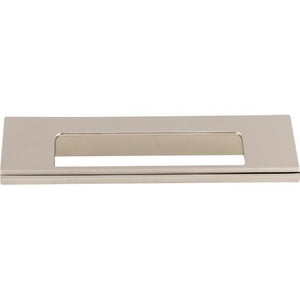 Europa Cut Out Tab Pull ( Zinc Alloy | Polished Nickel - Mercer Collection ) | Manufactured Globally