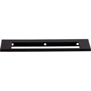 Europa Cut Out Tab Pull ( Zinc Alloy | Flat Black - Mercer Collection ) | Manufactured Globally