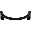 Half Circle Open Pull ( Zinc Alloy | Flat Black - Sanctuary Collection ) | Manufactured Globally