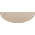 Half Circle Backplate ( Steel | Polished Nickel - Sanctuary Collection ) | Manufactured Globally