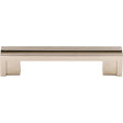 Flat Rail Pull ( Zinc Alloy | Polished Nickel - Sanctuary Collection ) | Manufactured Globally