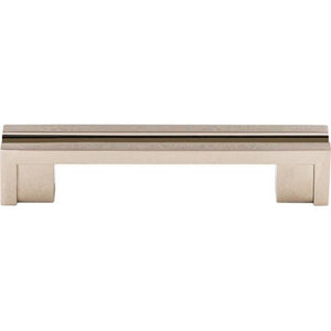 Flat Rail Pull ( Zinc Alloy | Polished Nickel - Sanctuary Collection ) | Manufactured Globally