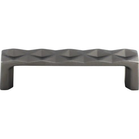 Quilted Pull ( Zinc Alloy | Ash Gray - Mercer Collection ) | Manufactured Globally