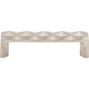 Quilted Pull ( Zinc Alloy | Brushed Satin Nickel - Mercer Collection ) | Manufactured Globally