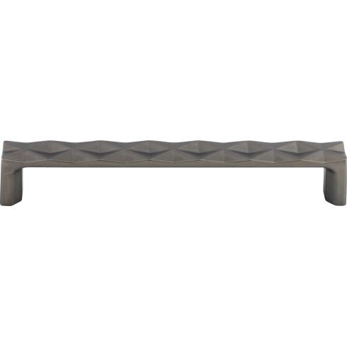 Quilted Pull ( Zinc Alloy | Ash Gray - Mercer Collection ) | Manufactured Globally