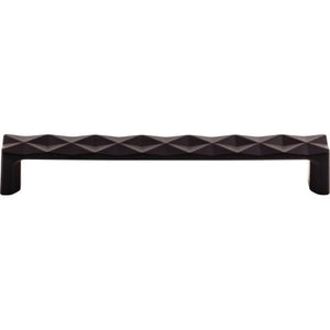 Quilted Pull ( Zinc Alloy | Flat Black - Mercer Collection ) | Manufactured Globally