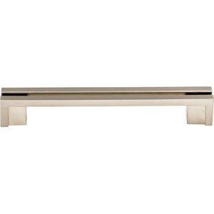 Flat Rail Pull ( Zinc Alloy | Brushed Satin Nickel - Sanctuary Collection ) | Manufactured Globally