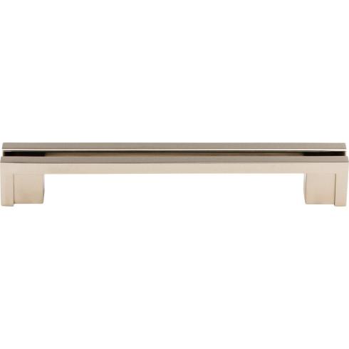 Flat Rail Pull ( Zinc Alloy | Polished Nickel - Sanctuary Collection ) | Manufactured Globally