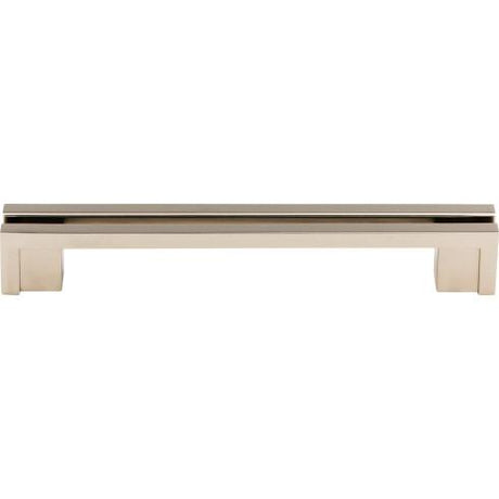 Flat Rail Pull ( Zinc Alloy | Polished Nickel - Sanctuary Collection ) | Manufactured Globally