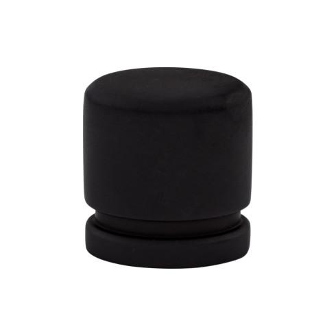 Oval Knob Small ( Zinc Alloy | Flat Black - Sanctuary Collection ) | Manufactured Globally
