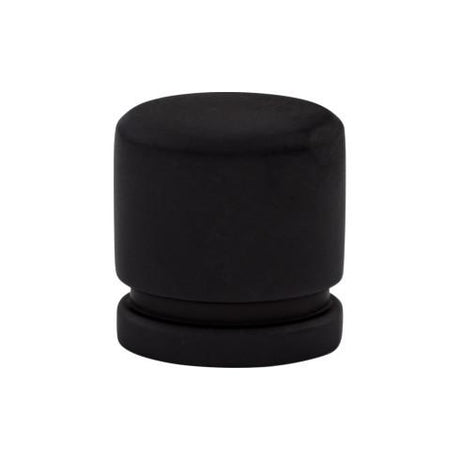Oval Knob Small ( Zinc Alloy | Flat Black - Sanctuary Collection ) | Manufactured Globally