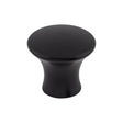 Oculus Round Knob Medium ( Zinc Alloy | Flat Black - Mercer Collection ) | Manufactured Globally