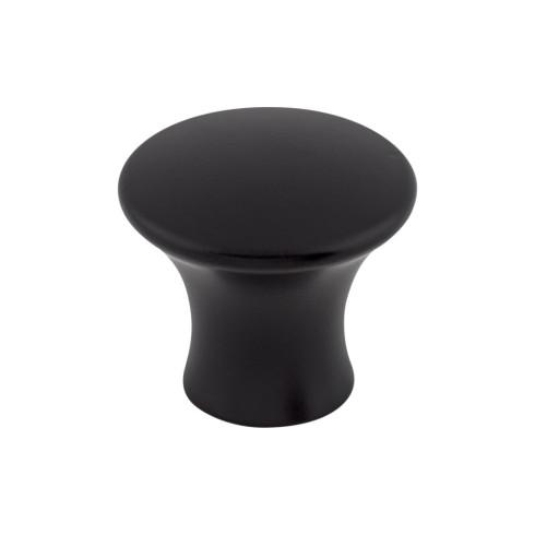 Oculus Round Knob Medium ( Zinc Alloy | Flat Black - Mercer Collection ) | Manufactured Globally
